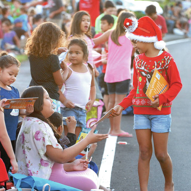 Christmas parade rolls through KailuaKona West Hawaii Today
