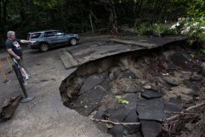 kauai recover flood pavement gregg ravaged lifeguard floodwater opakapaka