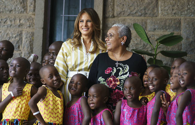 Melania Trump Puts On Happier Face During Africa Tour West Hawaii Today