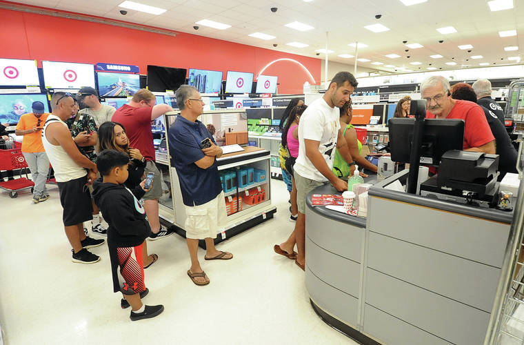 Bargain Seekers Pack Stores West Hawaii Today