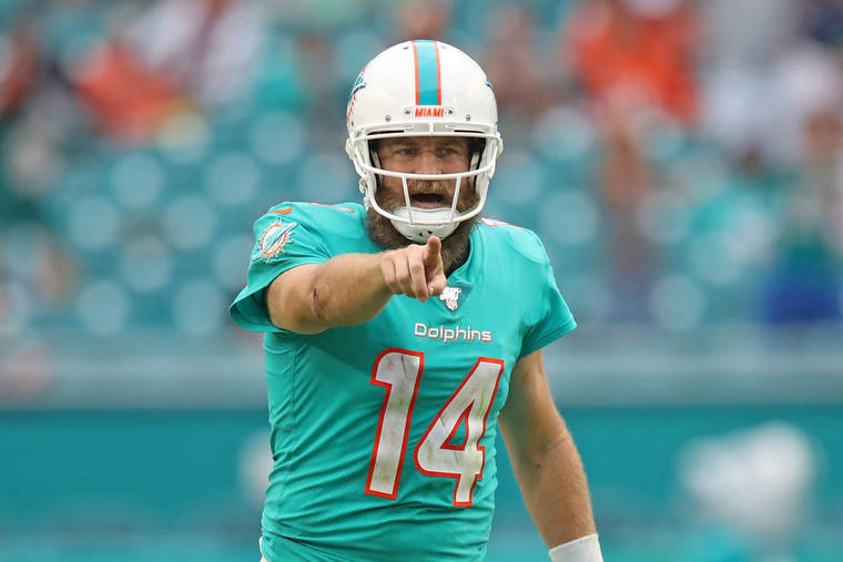 Dolphins QB Ryan Fitzpatrick on Tua: I'm his biggest cheerleader right now, but I also want to play | West Hawaii Today