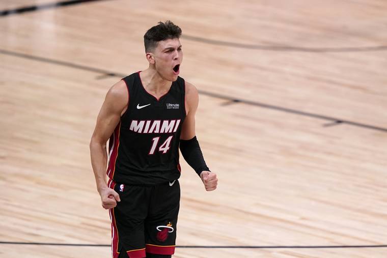 Tyler Herro takes a couple visits