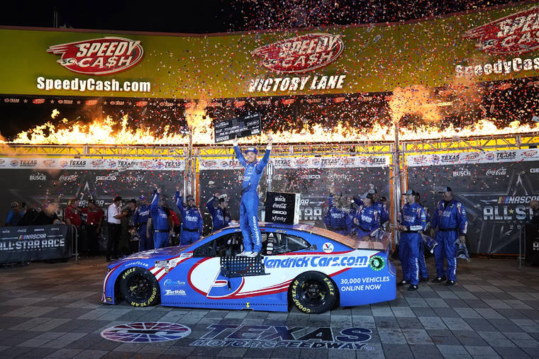 Larson wins second NASCAR AllStar race, this one in Texas West