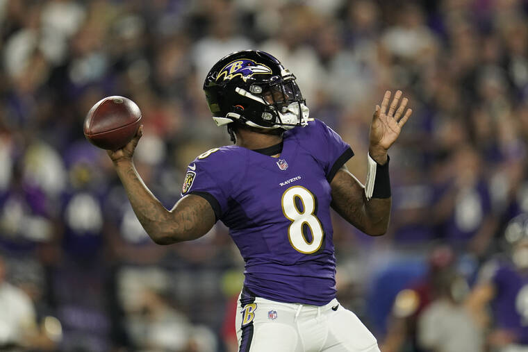 Lamar Jackson finally leads Ravens over Chiefs 36-35 - West Hawaii Today