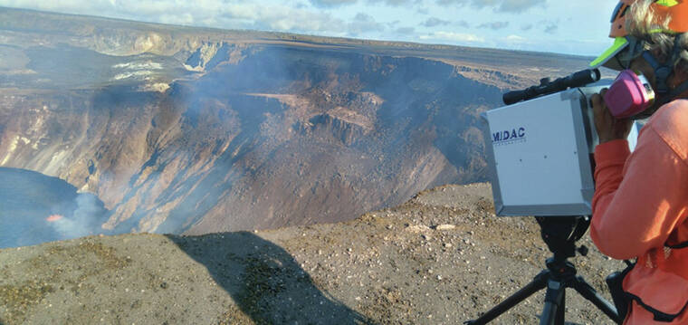 Infrared measurements help HVO scientists unravel Kilauea’s gas chemistry