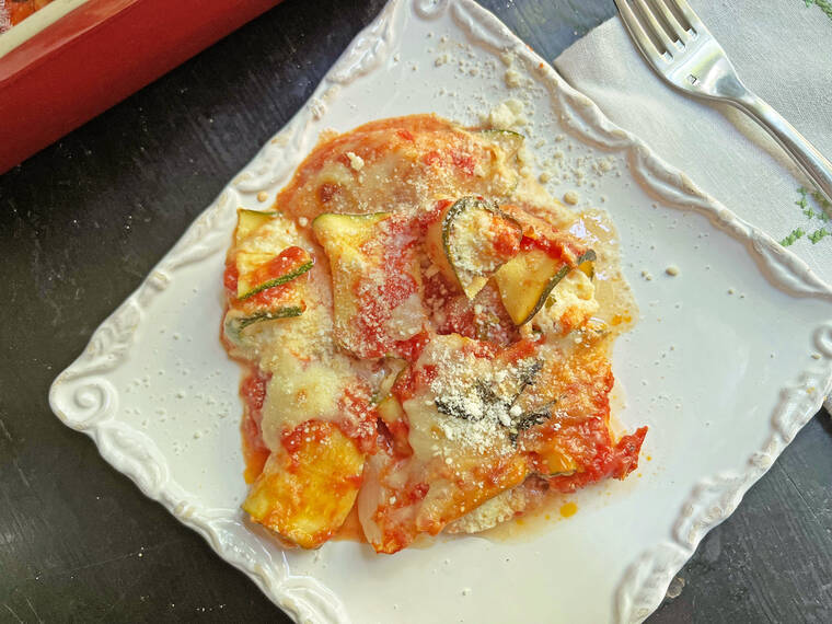 Gretchen’s table: Zucchini lasagna roll-ups put the summer squash to work