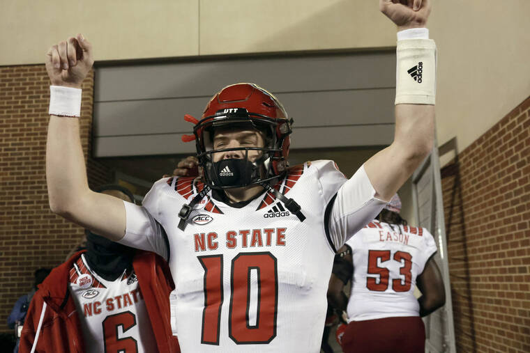N.C. State holds on to beat No. 18 UNC 30-27 in 2OT