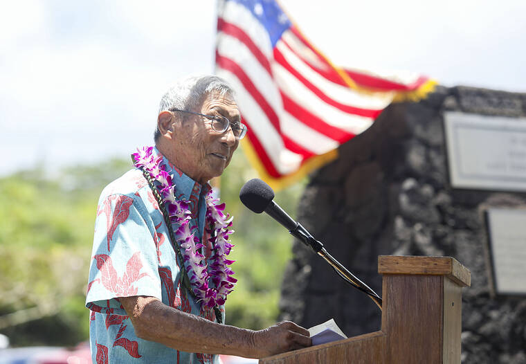 Remembering the fallen: Former Hawaii County Mayor Harry Kim connects the past with present at veterans memorial event