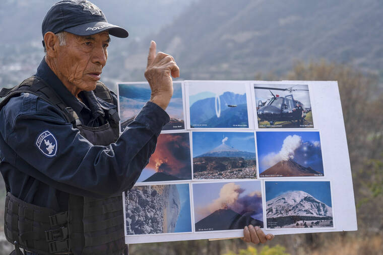 Farmer-turned-policeman is Mexico’s eyes and ears at Popocatepetl volcano