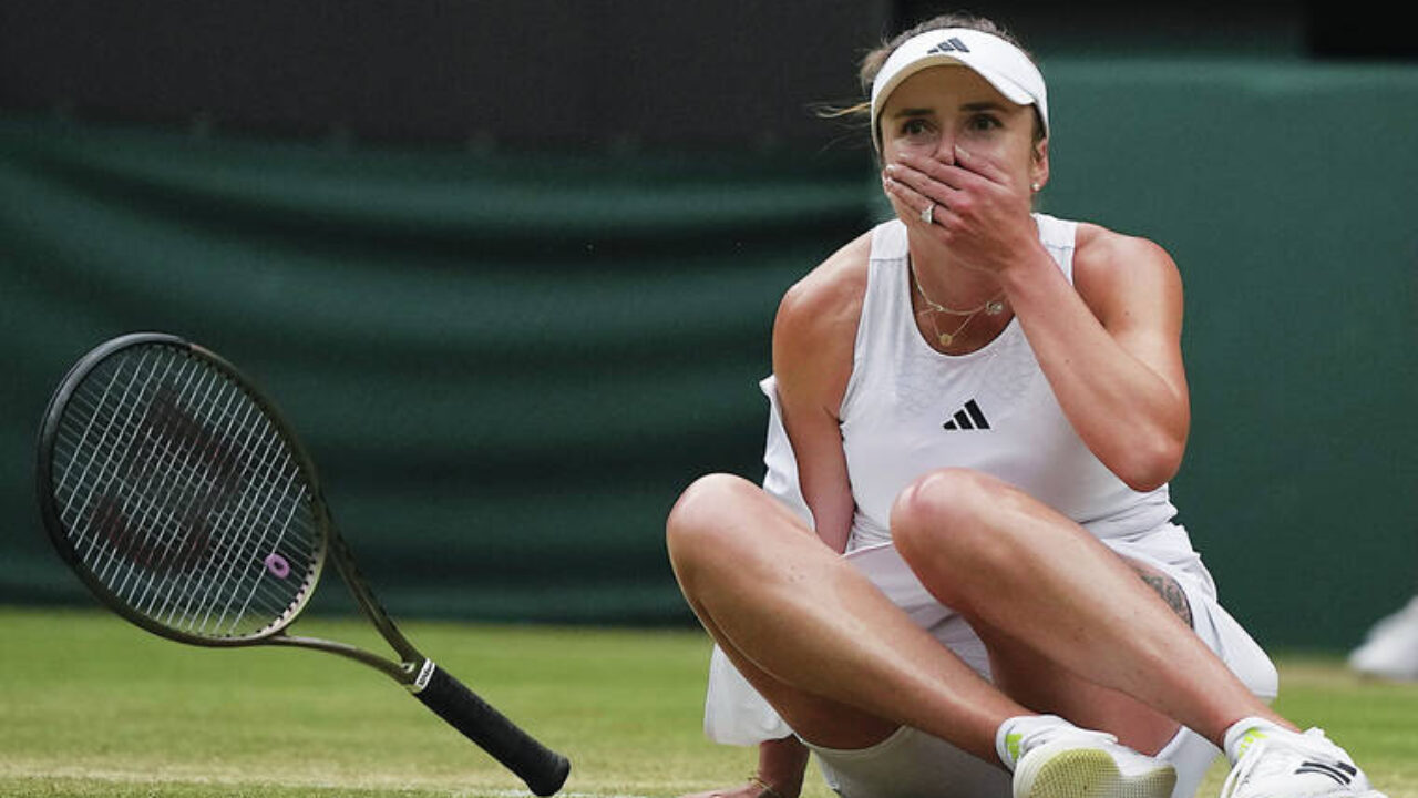 Elina Svitolina has the Ukraine war and her baby in mind as she beats Iga Swiatek at Wimbledon