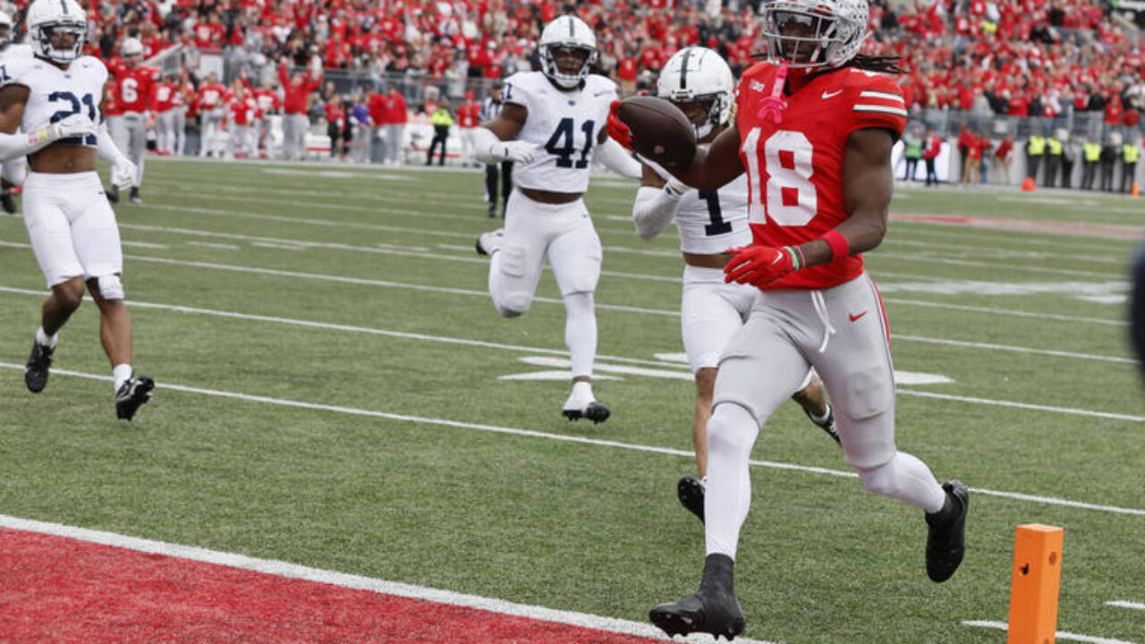 Marvin Harrison Jr. named Big Ten Co-Offensive Player of the Week