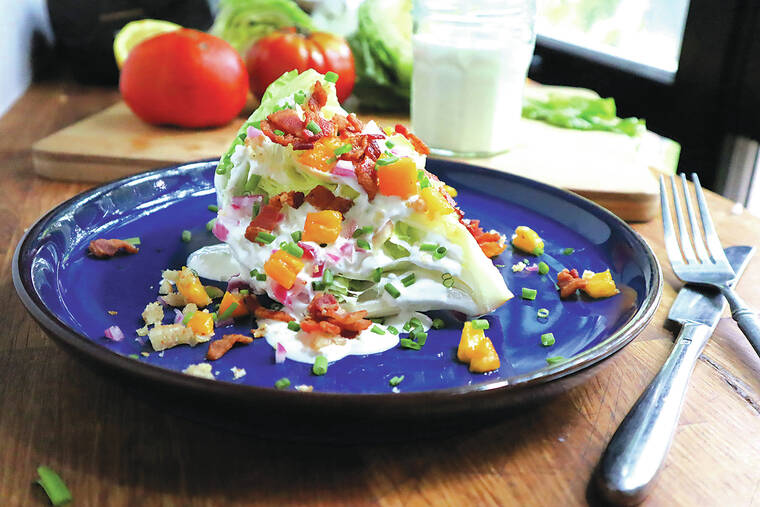 Gretchen’s table: Loaded wedge salad is stacked with texture and flavor
