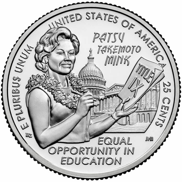 Legacy of Patsy Mink celebrated with new US quarter