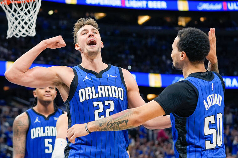 NBA roundup: Franz Wagner scores 34, leads Magic to second straight rout of Cavaliers to tie series at 2-2