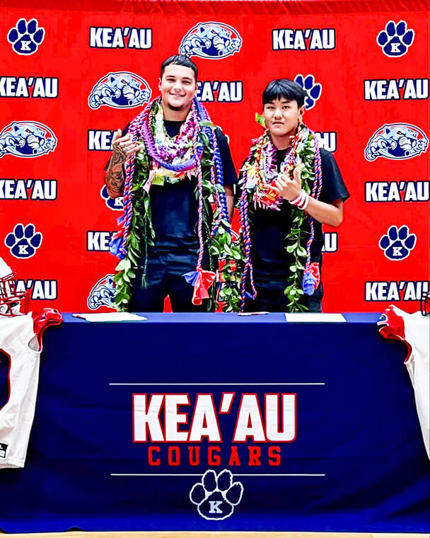 Local sports briefs: Two Cougars sign letters of intent; Samura wins All-Hawaii POTY