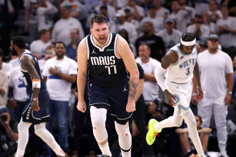 Mavericks clip Timberwolves, 108-105, gain early advantage in Western Conference finals