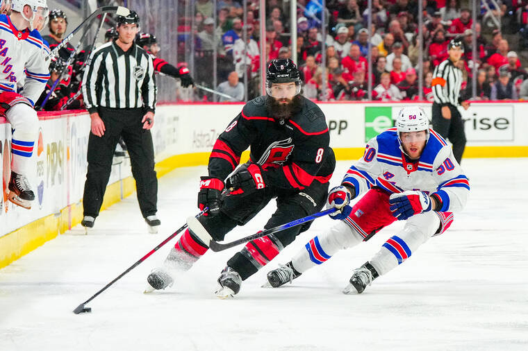 NHL roundup: Hurricanes keep season alive, edge Rangers in Game 4