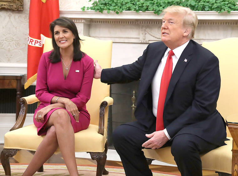 Haley’s ambition Trumps principle: Getting back in line like too many Republicans