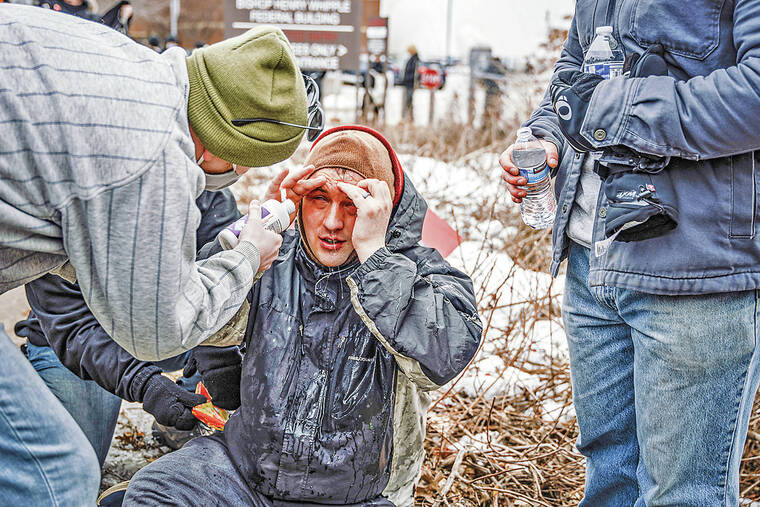 Noem denies use of chemical agents in Minnesota, then backtracks