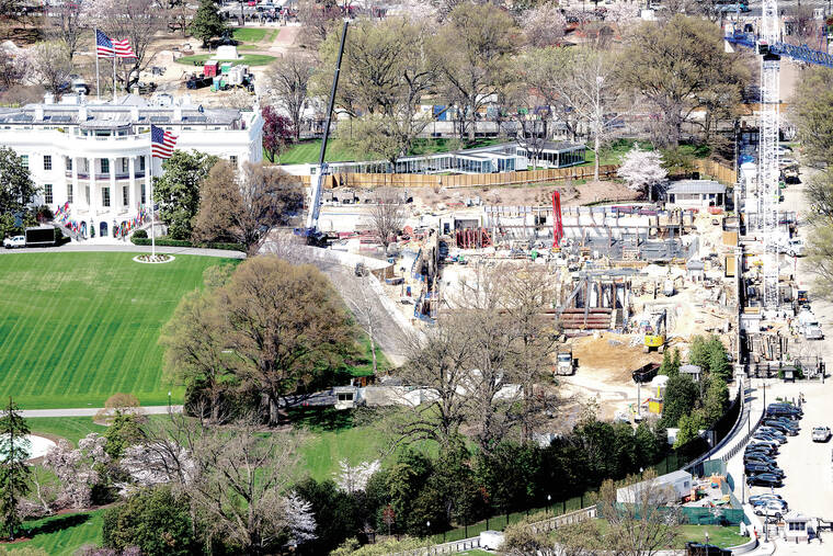 White House secures foreign steel for ballroom project